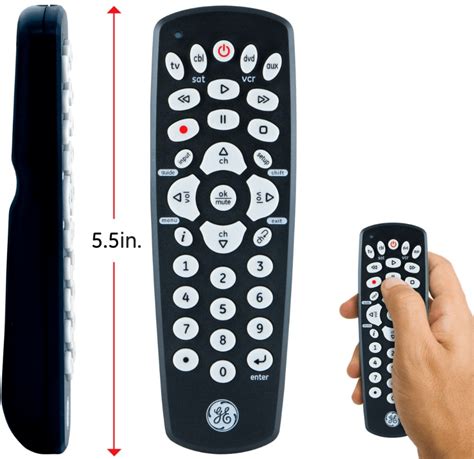 GE 4 Device Universal Remote Codes .